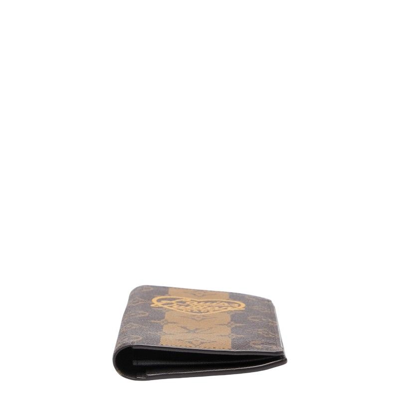 Louis Vuitton X Virgil Abloh X NIGO Portefeuille Plaza M81008 Brown PVC Ladies