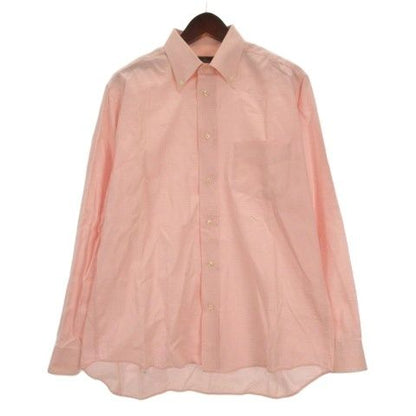 Fendi Button-down Shirt Long Sleeves All-over Pattern Pink 251111e