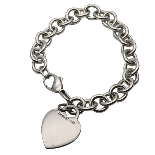 Tiffany & Co Bracelet Return to Heart Tag Silver 925 Approx 34.6g Silver Plate