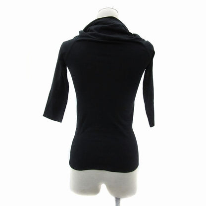 Fendi Cut And Sewn Septum Sleeves Off-turtleneck None Fabric 38 XS Black YS5