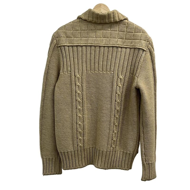 Louis Vuitton Blouson Size S Men's - Beige Long Sleeve Knit Zip Up Spring Autumn