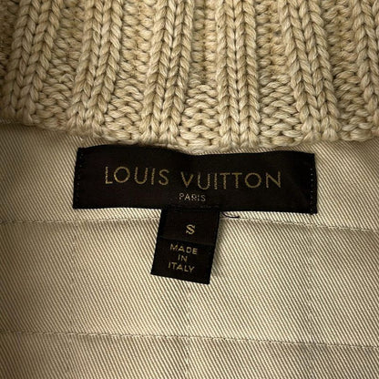 Louis Vuitton Blouson Size S Men's - Beige Long Sleeve Knit Zip Up Spring Autumn