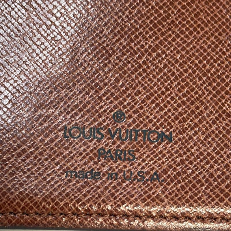Louis Vuitton Bifold Wallet Monogram French Purse T61218 -