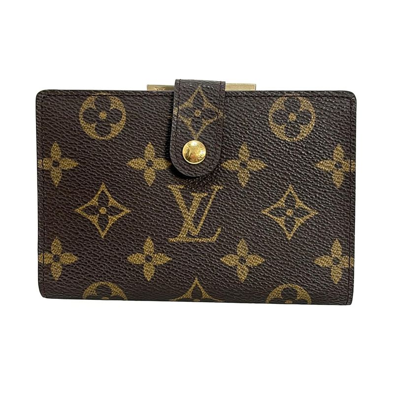 Louis Vuitton Bifold Wallet Monogram French Purse T61218 -
