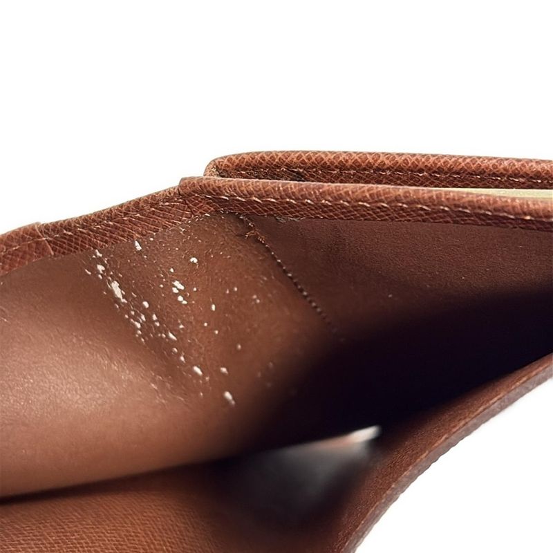 Louis Vuitton Bifold Wallet Monogram French Purse T61218 -