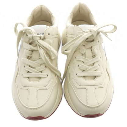 Gucci Doraemon Leighton Leather Sneakers 35 Beige 655037