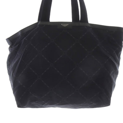 Bulgari Bvlgari 2WAY Tote Bag With Logo All Over Frgmt Handbag Navy Blue Navy