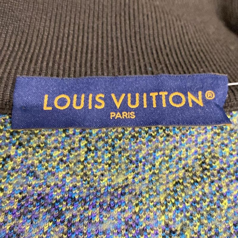 Louis Vuitton Blouson Size L Men's Monogram Thistle Zip Through Jacket Rm231