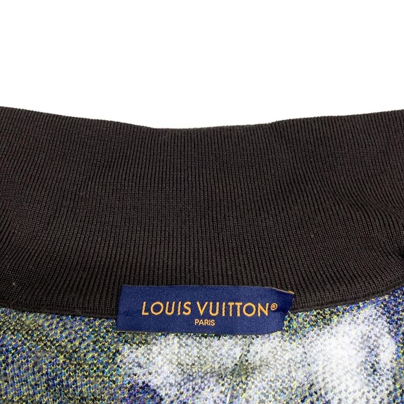 Louis Vuitton Blouson Size L Men's Monogram Thistle Zip Through Jacket Rm231