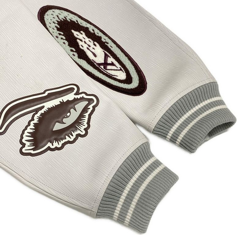 Louis Vuitton Blouson Size 50 XL Men's Varsity Leather Blouson 1abzjp Hpl68ecaw