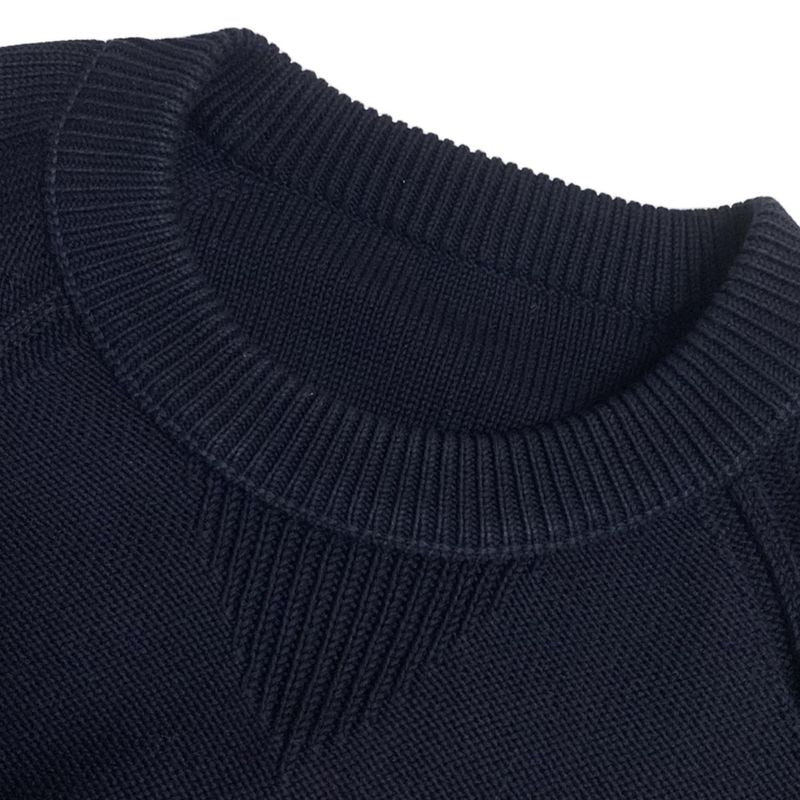 DIOR Christian Dior Long Sleeve Sweater Size M Men's - Dark Navy And Ivory