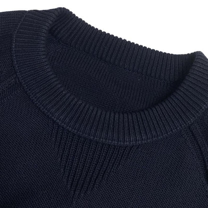 DIOR Christian Dior Long Sleeve Sweater Size M Men's - Dark Navy And Ivory