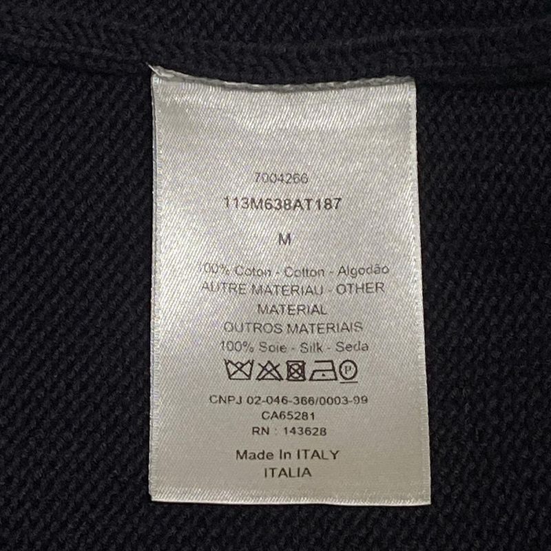 DIOR Christian Dior Long Sleeve Sweater Size M Men's - Dark Navy And Ivory