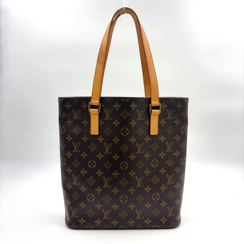 Louis Vuitton Vavin GM Monogram Leather × PVC Brown Tote Bag Gold M51170