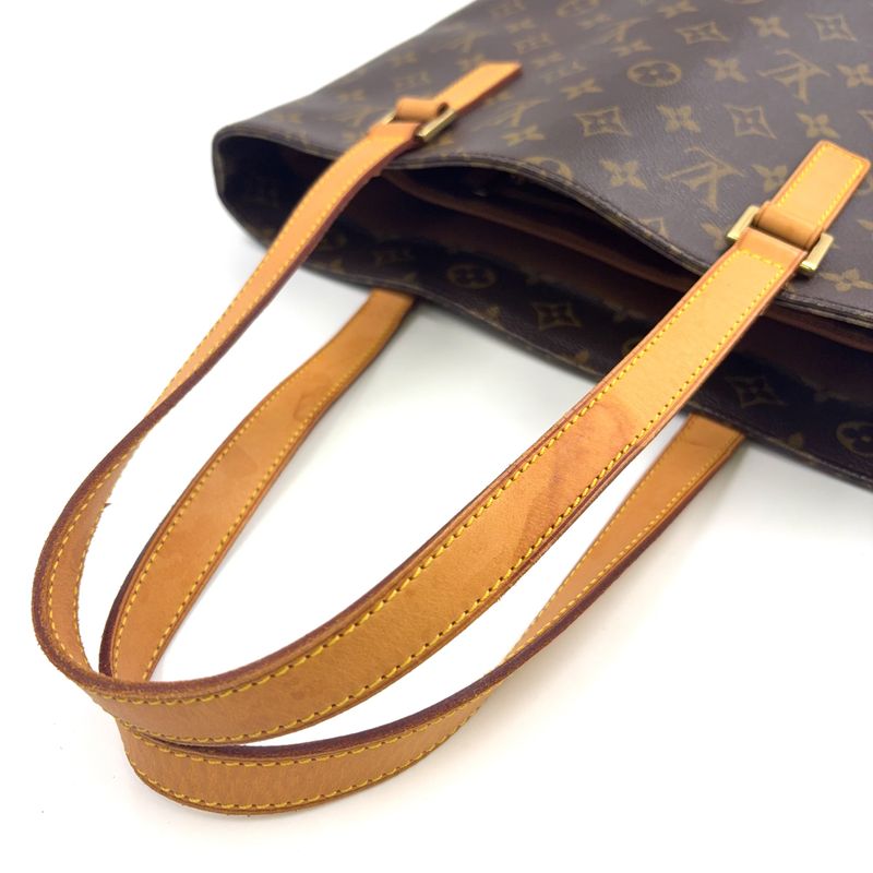 Louis Vuitton Vavin GM Monogram Leather × PVC Brown Tote Bag Gold M51170