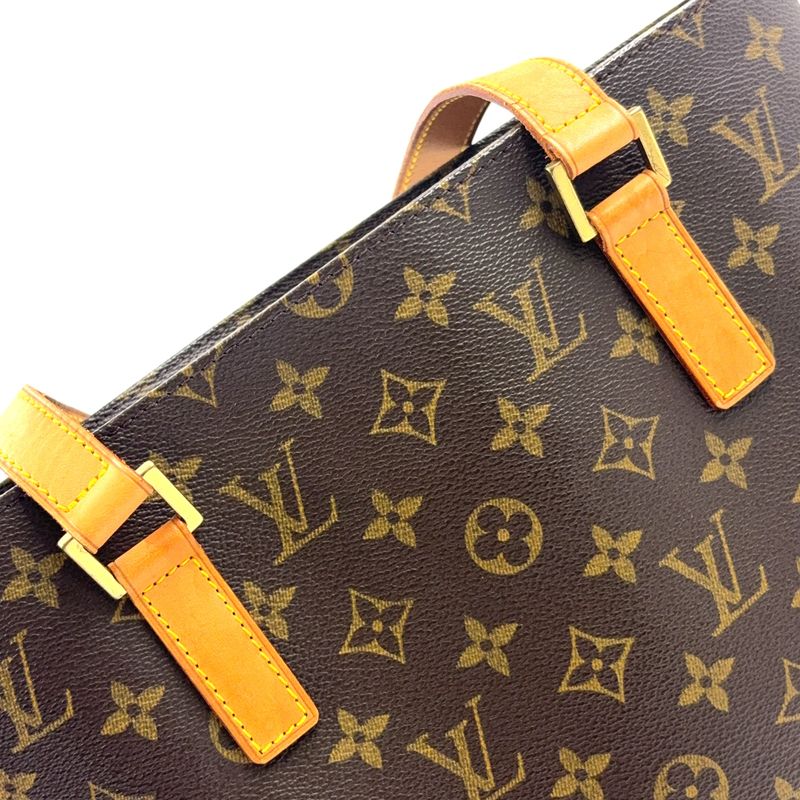 Louis Vuitton Vavin GM Monogram Leather × PVC Brown Tote Bag Gold M51170