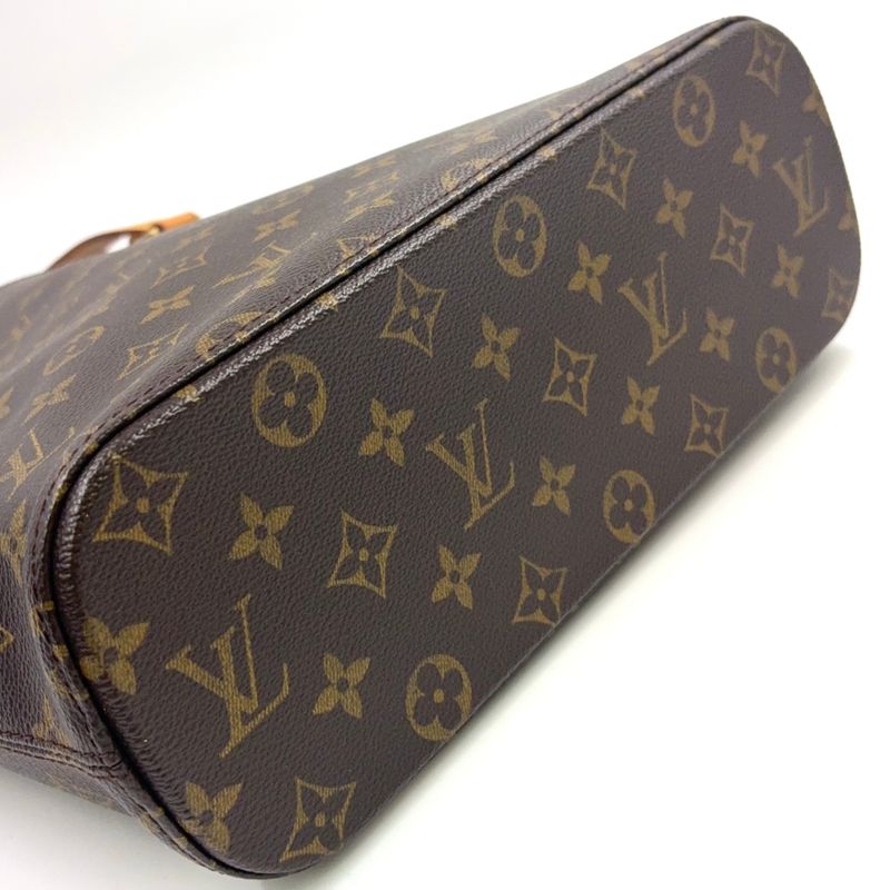 Louis Vuitton Vavin GM Monogram Leather × PVC Brown Tote Bag Gold M51170