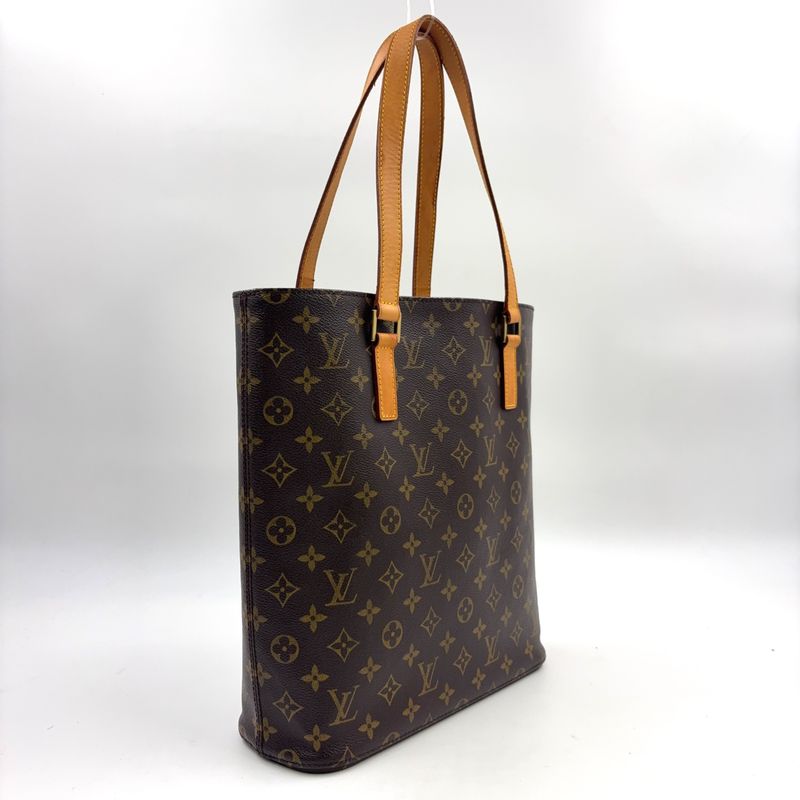 Louis Vuitton Vavin GM Monogram Leather × PVC Brown Tote Bag Gold M51170