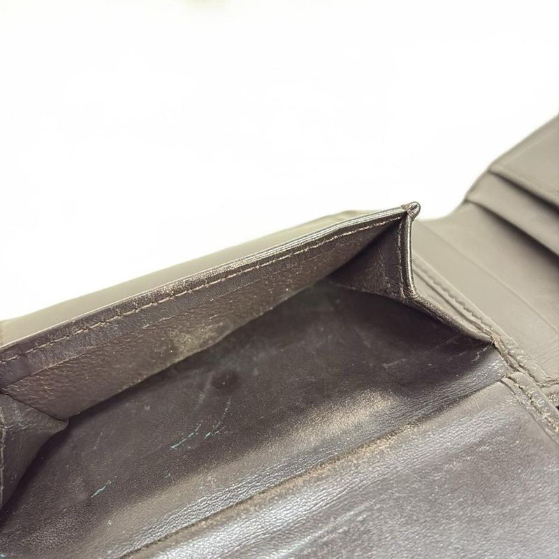 Bottega Veneta Bifold Wallet Intrecciato 113112 Dark Brown Leather