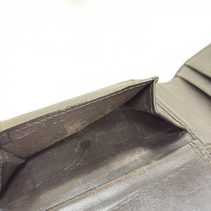 Bottega Veneta Bifold Wallet Intrecciato 113112 Dark Brown Leather