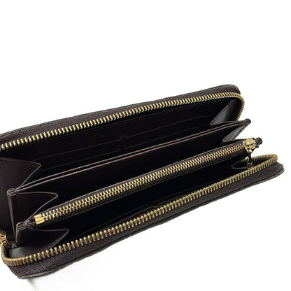 Louis Vuitton Monogram Vernis Zippy Wallet M93522 Amarante Leather