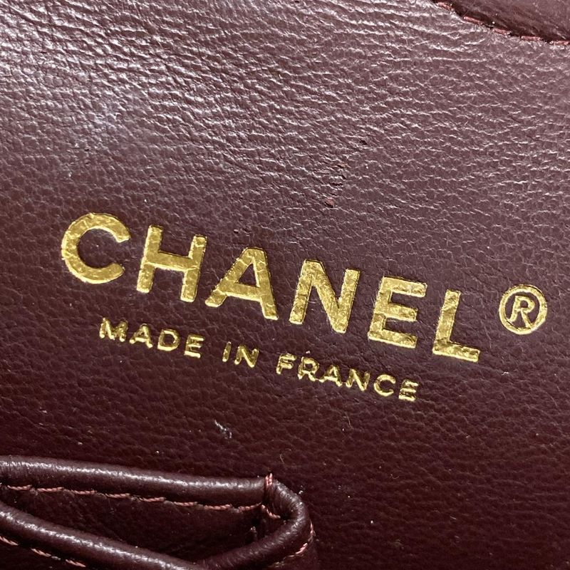 Chanel Shoulder Bag Double Flap Matelasse A01112 Black Gold Hardware Chain