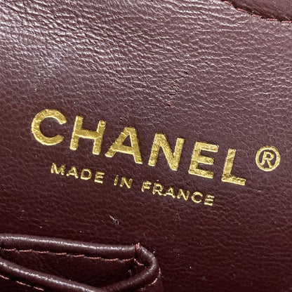 Chanel Shoulder Bag Double Flap Matelasse A01112 Black Gold Hardware Chain