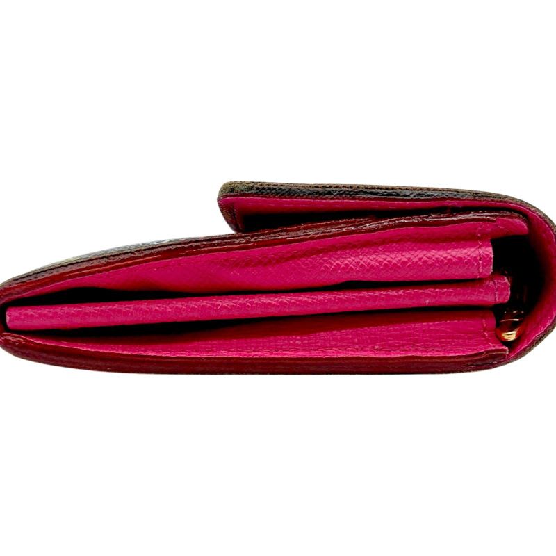Louis Vuitton Sarah Multicolor Long Wallet Monogram Black