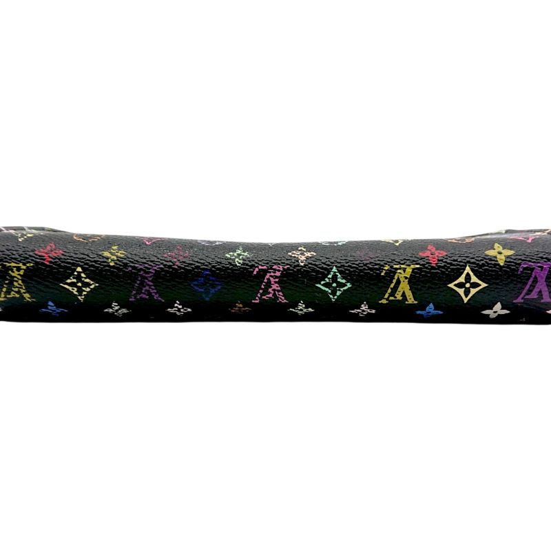 Louis Vuitton Sarah Multicolor Long Wallet Monogram Black