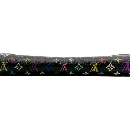 Louis Vuitton Sarah Multicolor Long Wallet Monogram Black