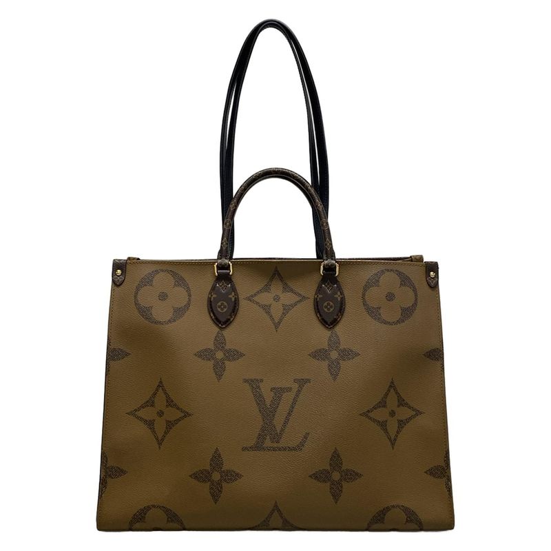Louis Vuitton Monogram Reverse On-the-go GM M45320 Monogram Reverse Tote Bag