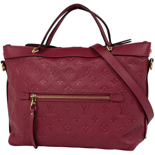 Louis Vuitton Bastille PM 2way Shoulder Bag Handbag Monogram Empreinte Dahlia