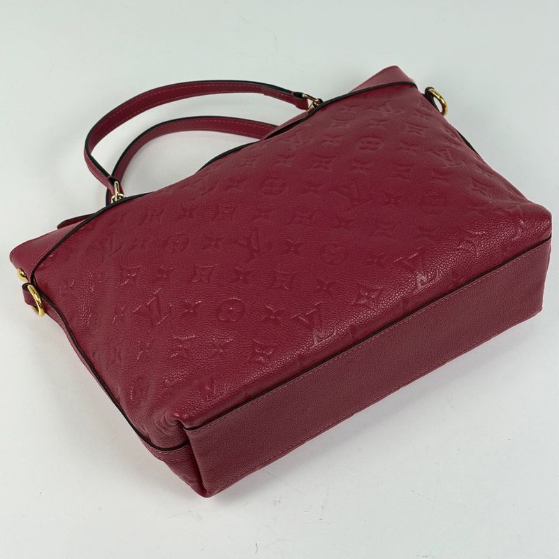 Louis Vuitton Bastille PM 2way Shoulder Bag Handbag Monogram Empreinte Dahlia