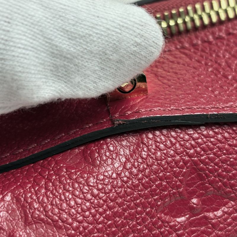 Louis Vuitton Bastille PM 2way Shoulder Bag Handbag Monogram Empreinte Dahlia