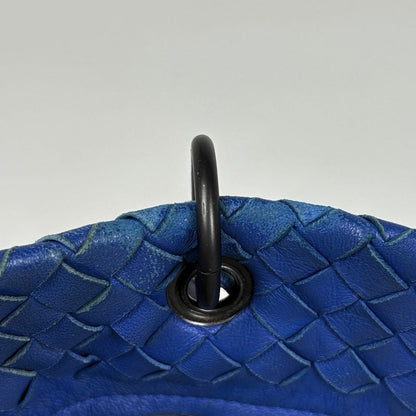 Bottega Veneta Veneta Intrecciato Tote Shoulder Bag Shoulder Tote Leather Blue