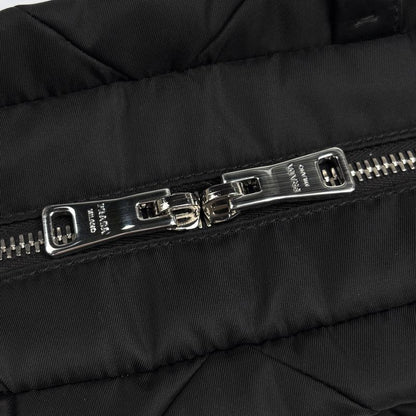 Prada Small Padded Linylon Tote Bag 2way Shoulder Bag Logo Plate Tote Bag Nylon