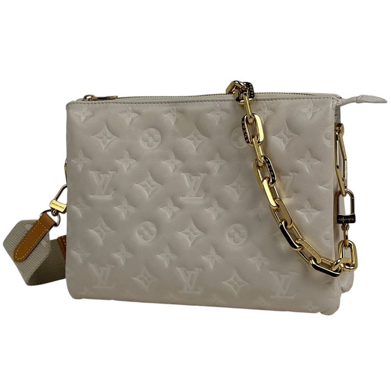 Louis Vuitton Couss in PM 2way Shoulder Bag Handbag Monogram Cles Clesme (Ivory)