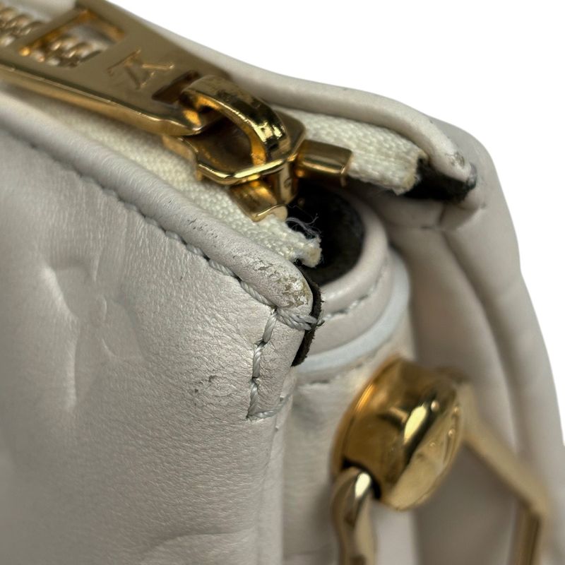 Louis Vuitton Couss in PM 2way Shoulder Bag Handbag Monogram Cles Clesme (Ivory)