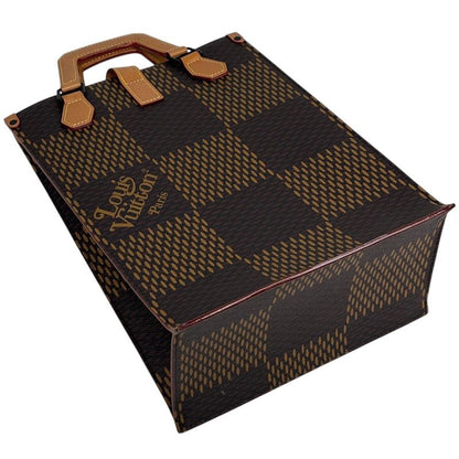 Louis Vuitton Mini Tote Damier Giant Nigo Tote Bag Damier Brown N40355 Women