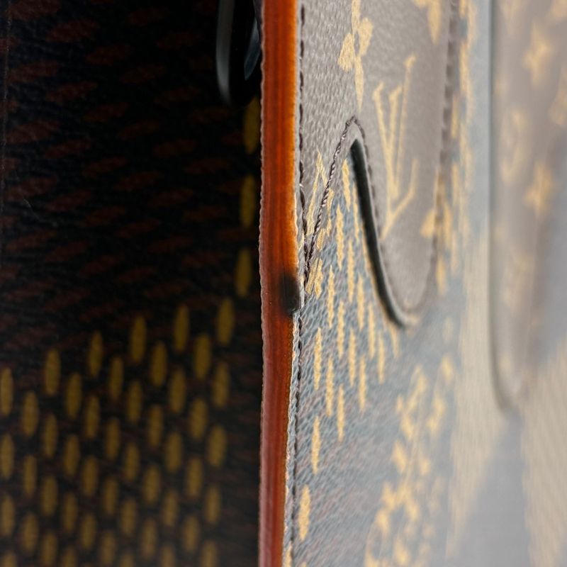 Louis Vuitton Mini Tote Damier Giant Nigo Tote Bag Damier Brown N40355 Women