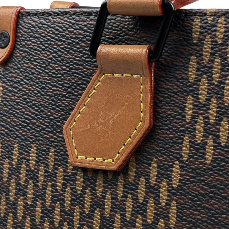 Louis Vuitton Mini Tote Damier Giant Nigo Tote Bag Damier Brown N40355 Women