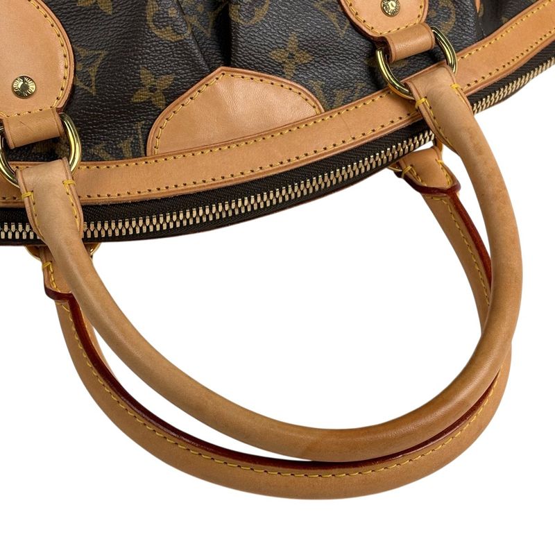 Louis Vuitton Tivoli PM Tote Handbag Monogram Brown M40143 Women