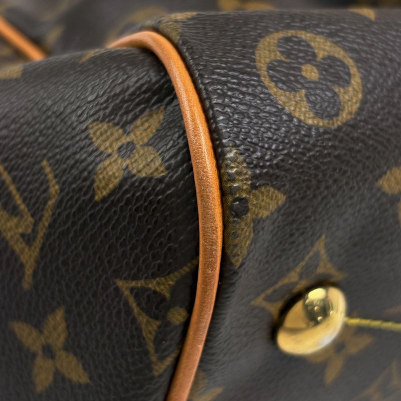 Louis Vuitton Tivoli PM Tote Handbag Monogram Brown M40143 Women