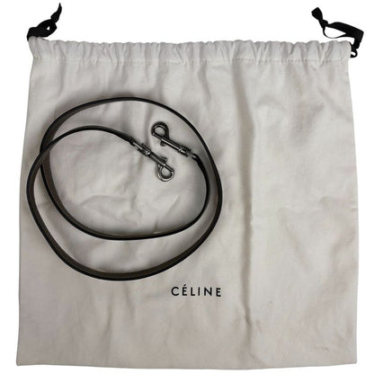 Celine Luggage Nano Shopper 2way Shoulder Bag Handbag Leather Brown Women