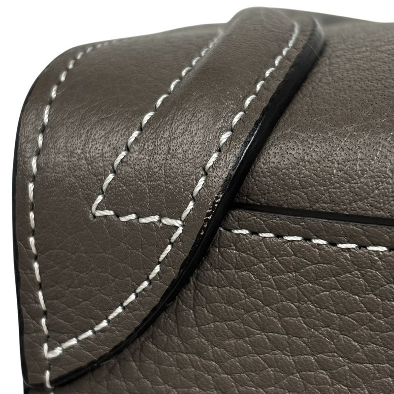 Celine Luggage Nano Shopper 2way Shoulder Bag Handbag Leather Brown Women