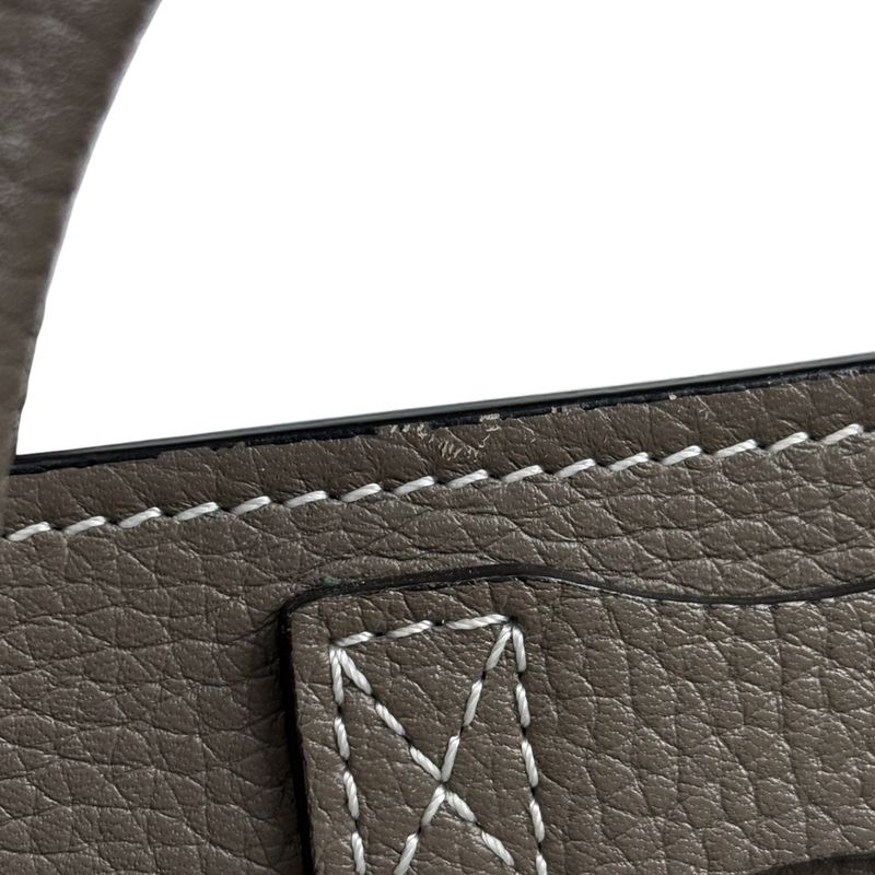 Celine Luggage Nano Shopper 2way Shoulder Bag Handbag Leather Brown Women