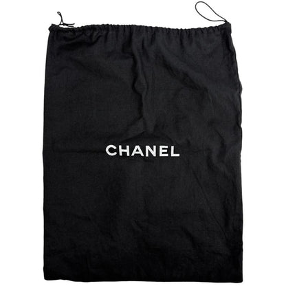 Chanel Cambon Line Medium Tote Bag Coco Mark Handbag Tote Leather Beige Black