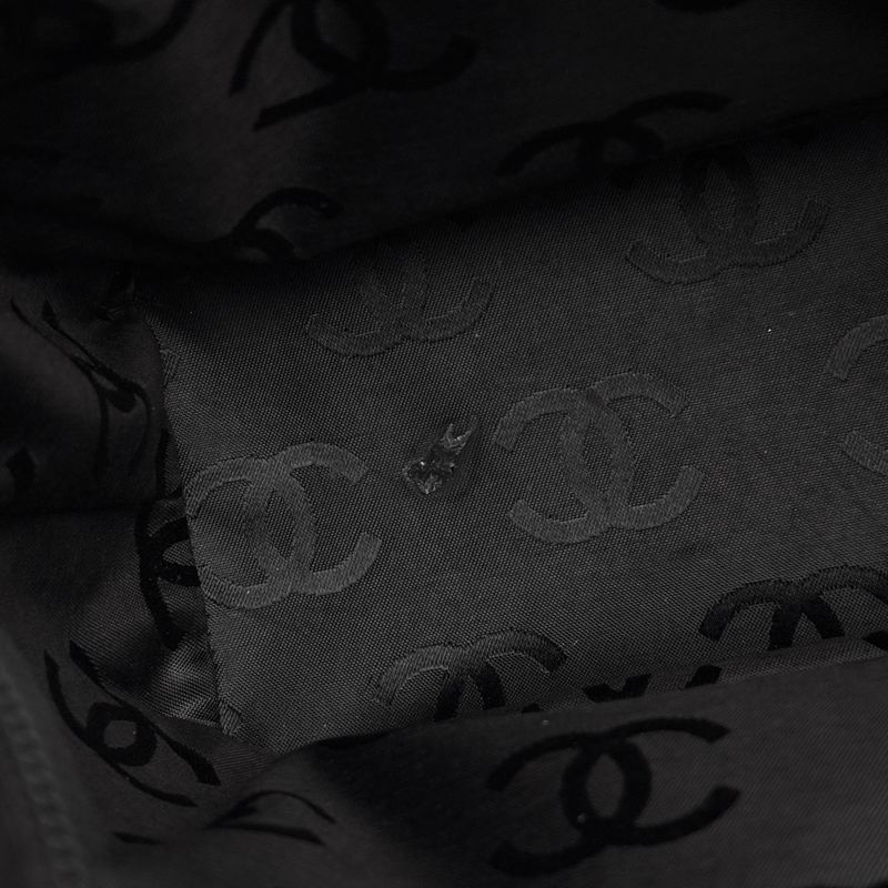 Chanel Cambon Line Medium Tote Bag Coco Mark Handbag Tote Leather Beige Black