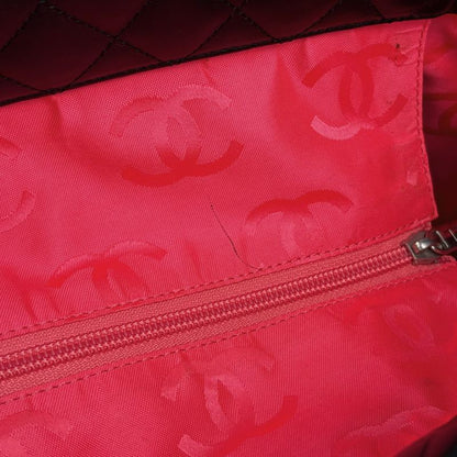 Chanel Cambon Line Large Tote Bag Coco Mark Shoulder Bag Tote Leather Black