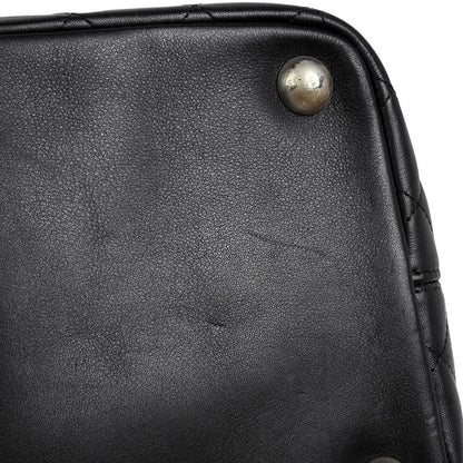 Chanel Cambon Line Large Tote Bag Coco Mark Shoulder Bag Tote Leather Black